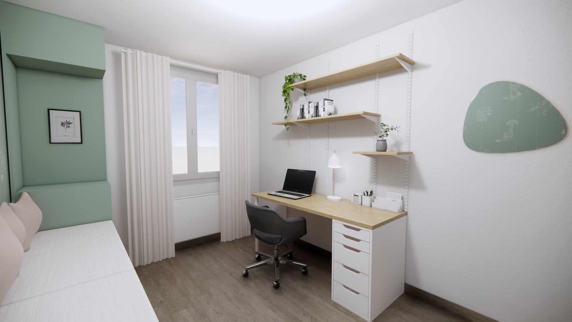 Projet Appartement M par JU.WI Architecte